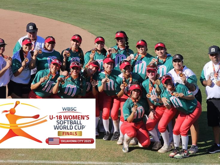 México gana histórica medalla de bronce en Copa Mundial del Sóftbol Sub-18 WBSC 2025