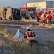 Volcamiento de autobús de pasajeros en la carretera Hermosillo-Guaymas deja muertos y varios heridos, entre ellos menores de edad