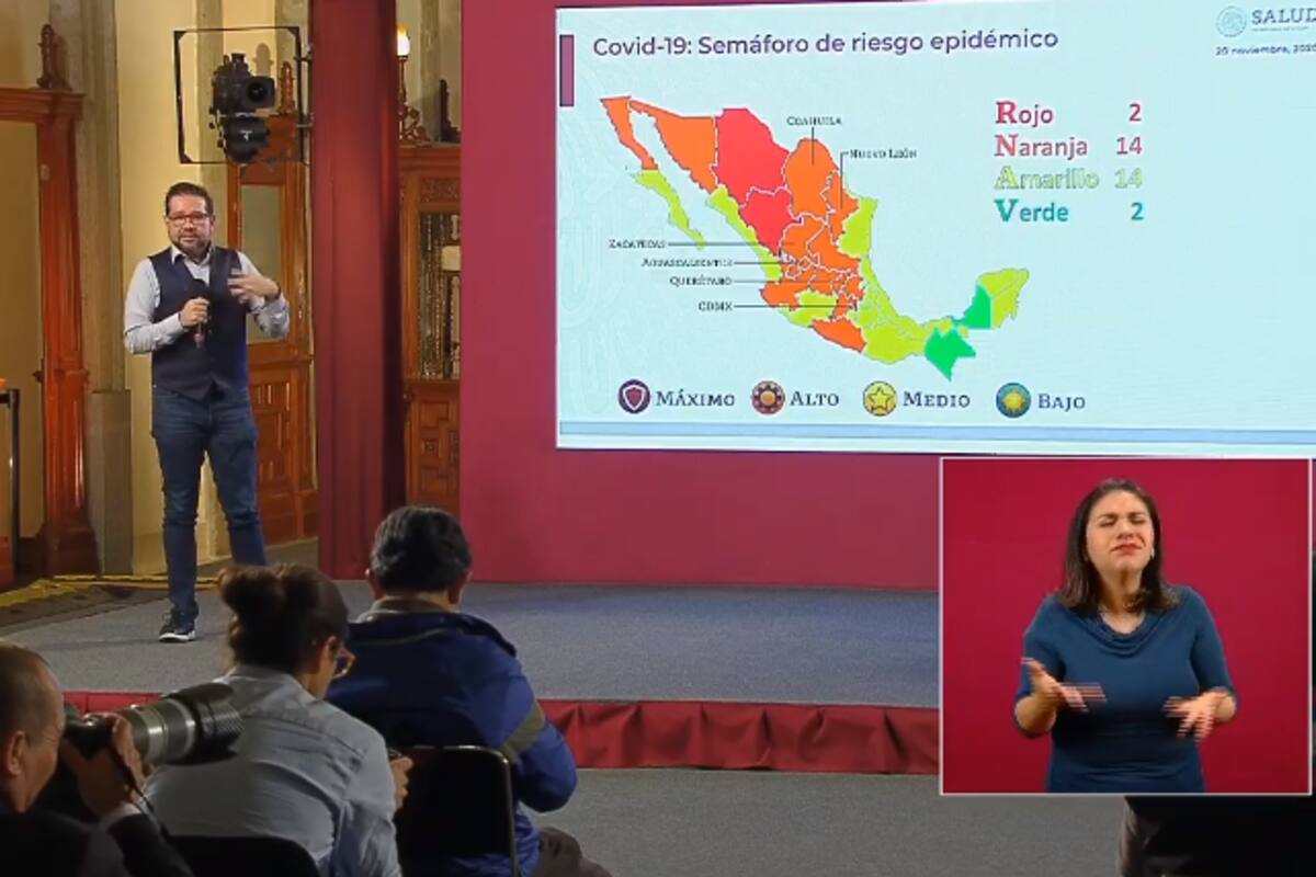 Sonora se mantiene en alto riesgo ante Covid-19, color naranja en semáforo