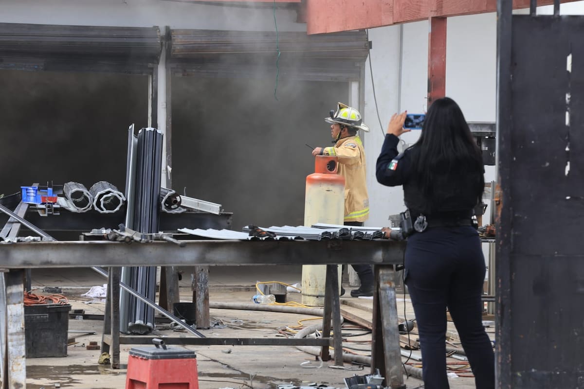 El personal de la Cruz Roja reportó saldo blanco y el sitio quedó bajo resguardo de la autoridad. Foto: Sergio Ortiz