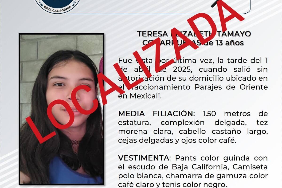 Cancelación de pesquisa de Teresa Elizabeth Tamayo Covarrubias