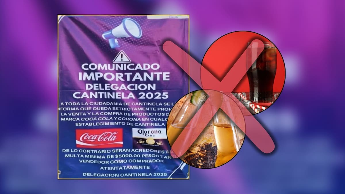 ¿Por qué “prohibieron” la Coca-Cola y la Cerveza Corona en un municipio de Hidalgo? Comunicado señala multa de 5 mil pesos por su compra, pero, ¿es verdad?