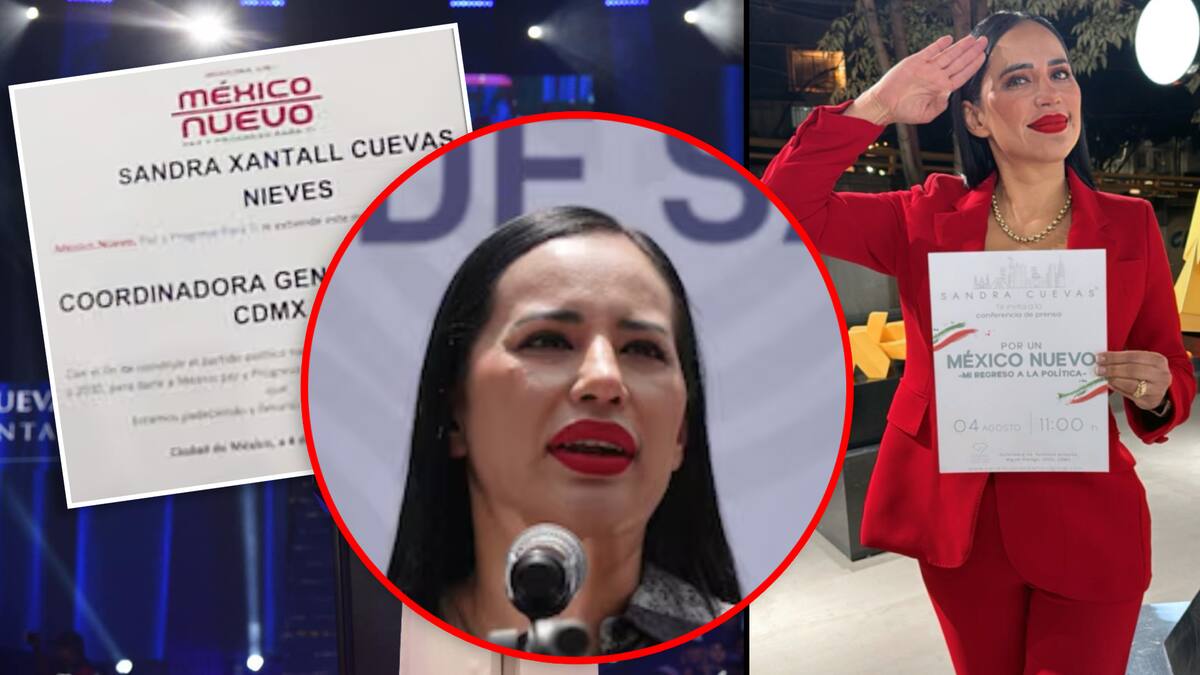Sandra Cuevas va por jefatura de CDMX con nuevo partido para competir contra Morena, ‘México Nuevo’ en 2030: “No confío en el PAN, ni en el PRI, ni en el PRD”
