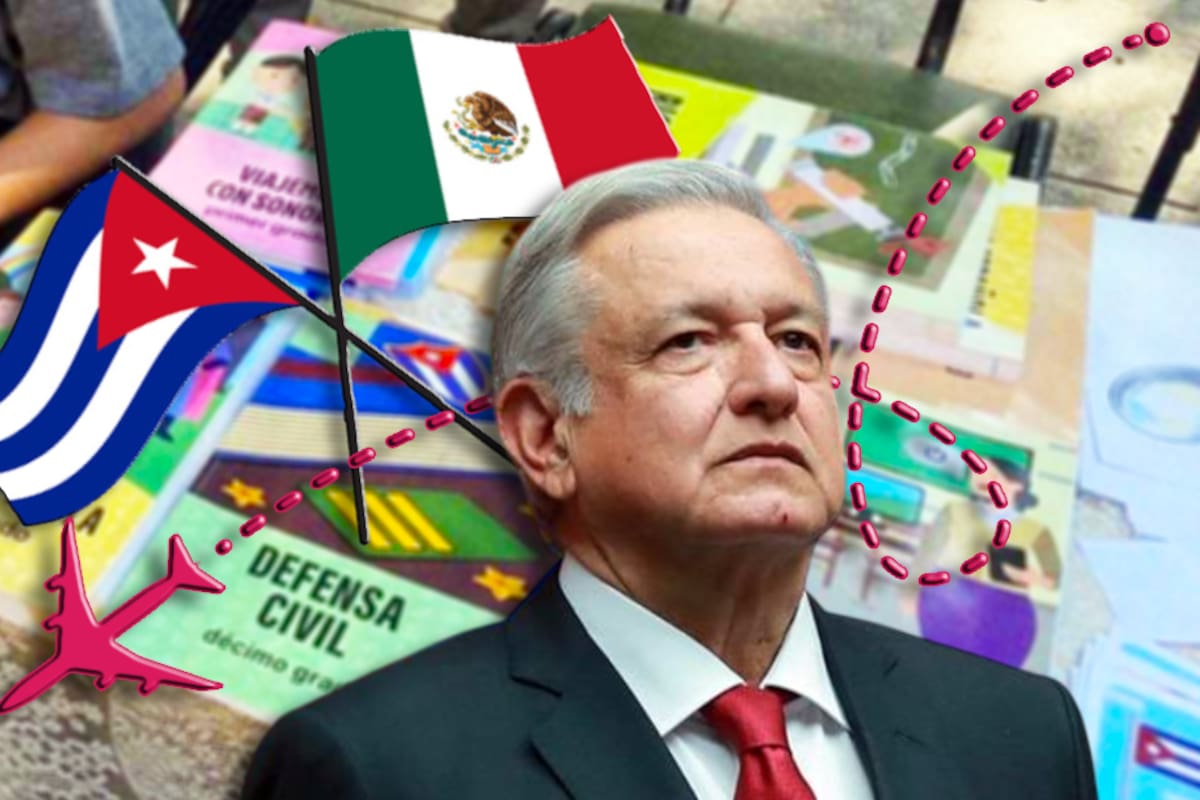 AMLO donó 15 millones de libros de texto a Cuba con un costo de 387 millones de pesos