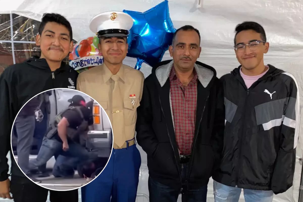 Padre inmigrante de tres marines fue detenido y golpeado por agentes federales enmascarados en Santa Ana