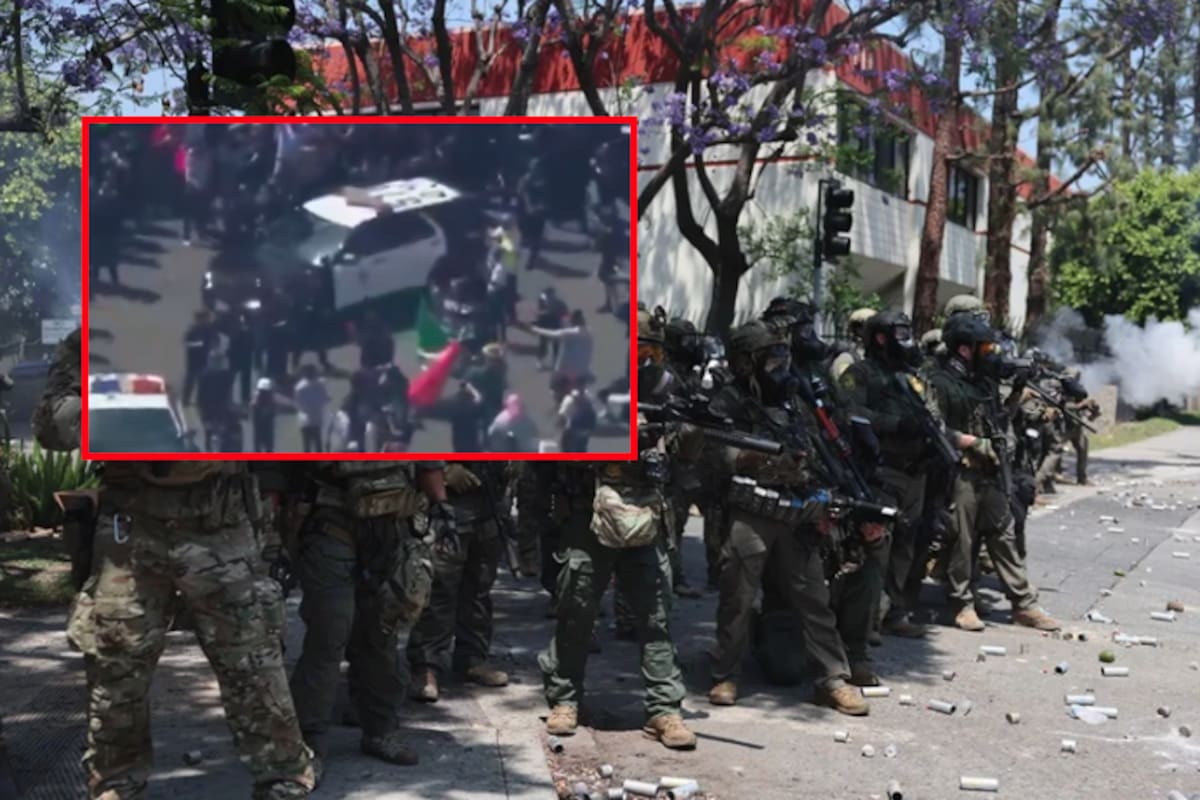 Tensión en Los Ángeles: Guardia Nacional lanza gases lacrimógenos contra manifestantes frente a centro federal