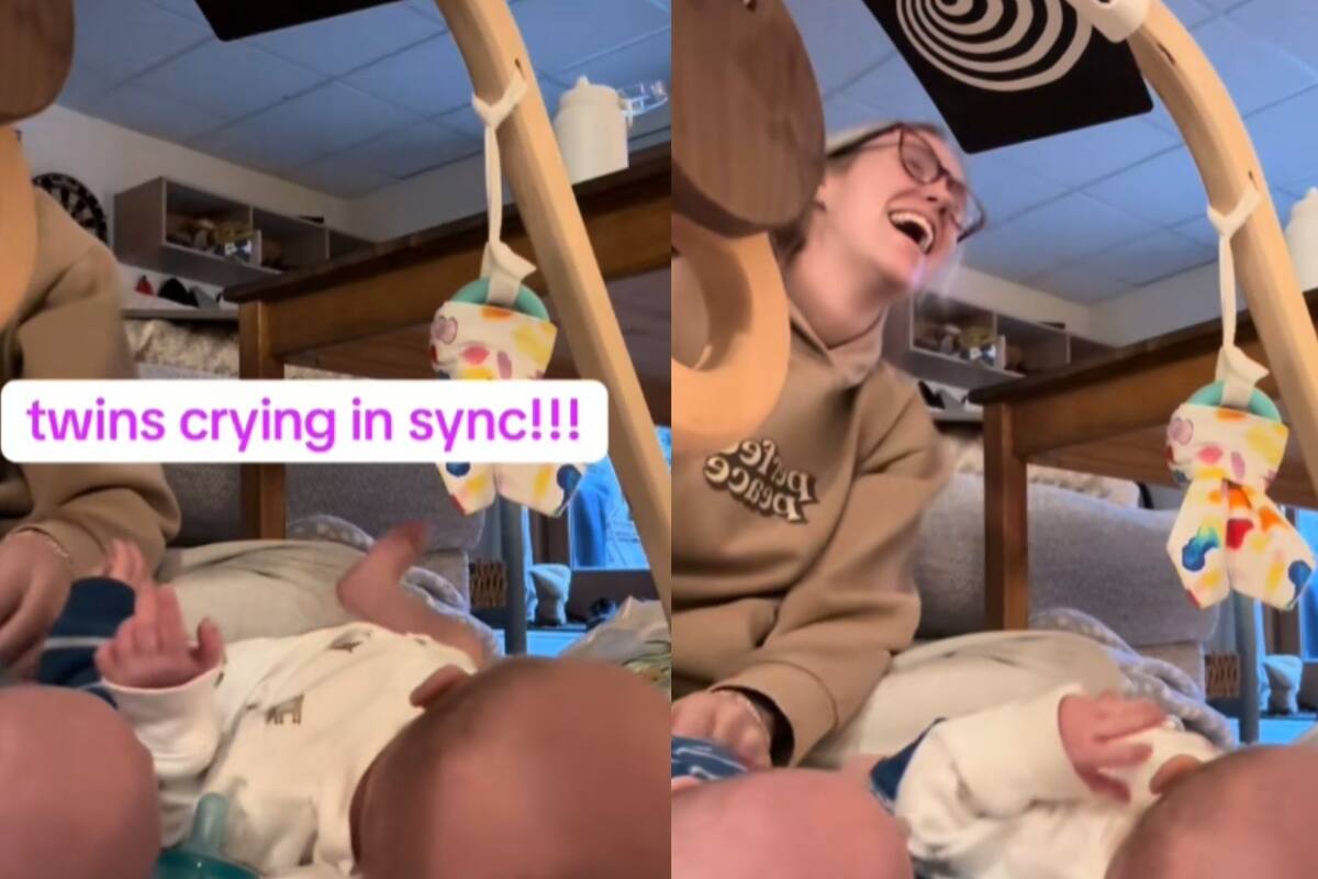“Llevaban ensayando 9 meses”: Gemelos lloran en sincronía y se vuelven virales en TikTok