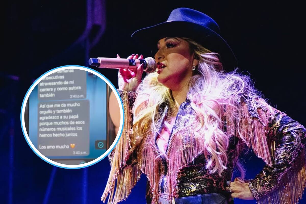 Cruz Martínez expone chat con Alicia Villarreal donde le agradece su éxito a él: “Muchos de esos números musicales los hemos hecho juntos”