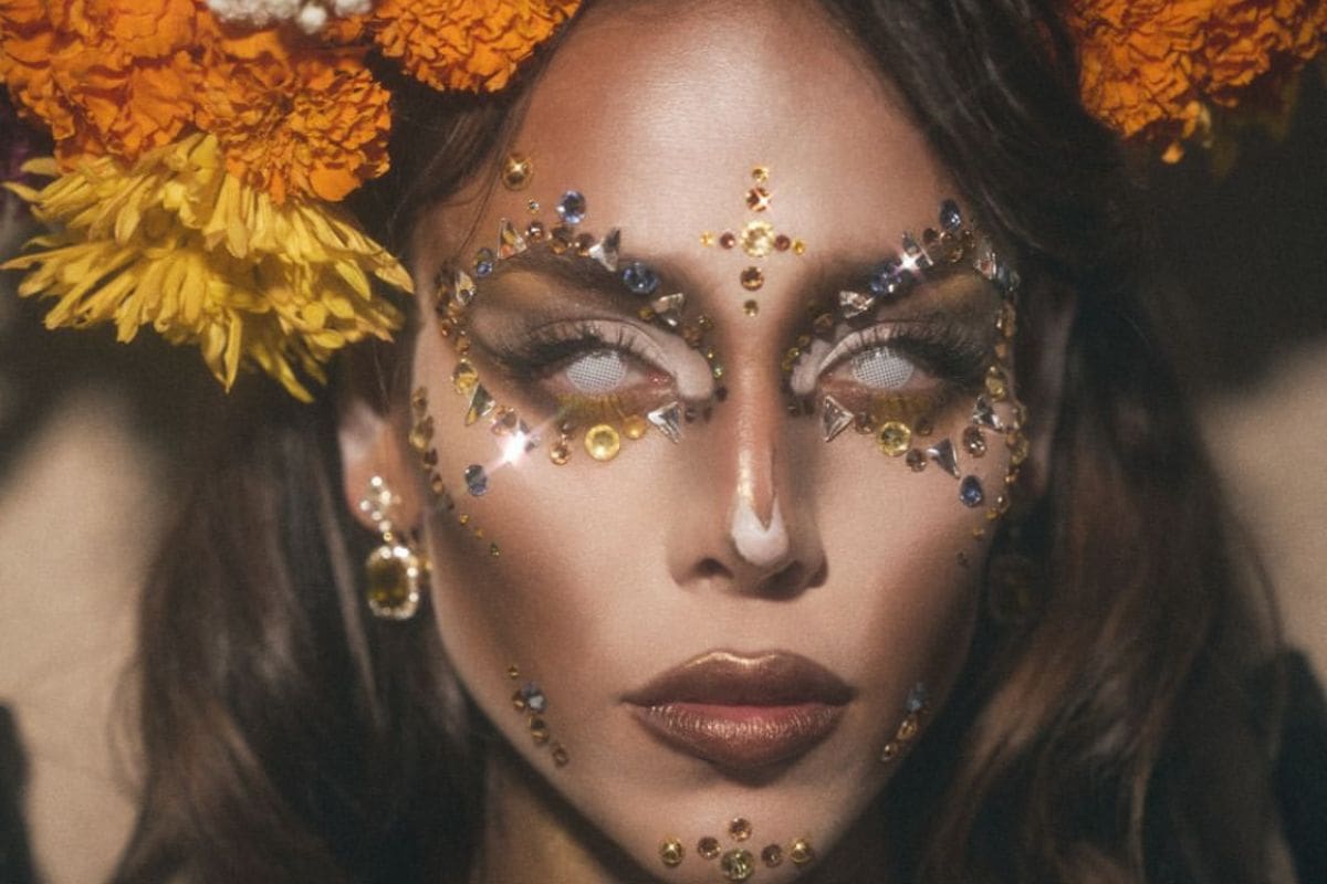 Danna Paola deslumbra en la fiesta de Halloween de Heidi Klum con su impresionante transformación a “La Catrina”