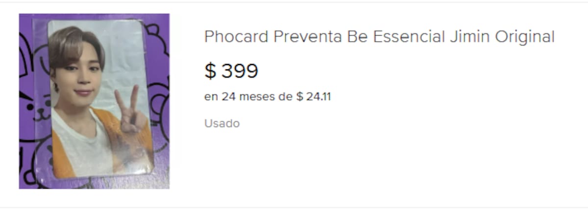 Captura de pantalla de Mercado Libre.