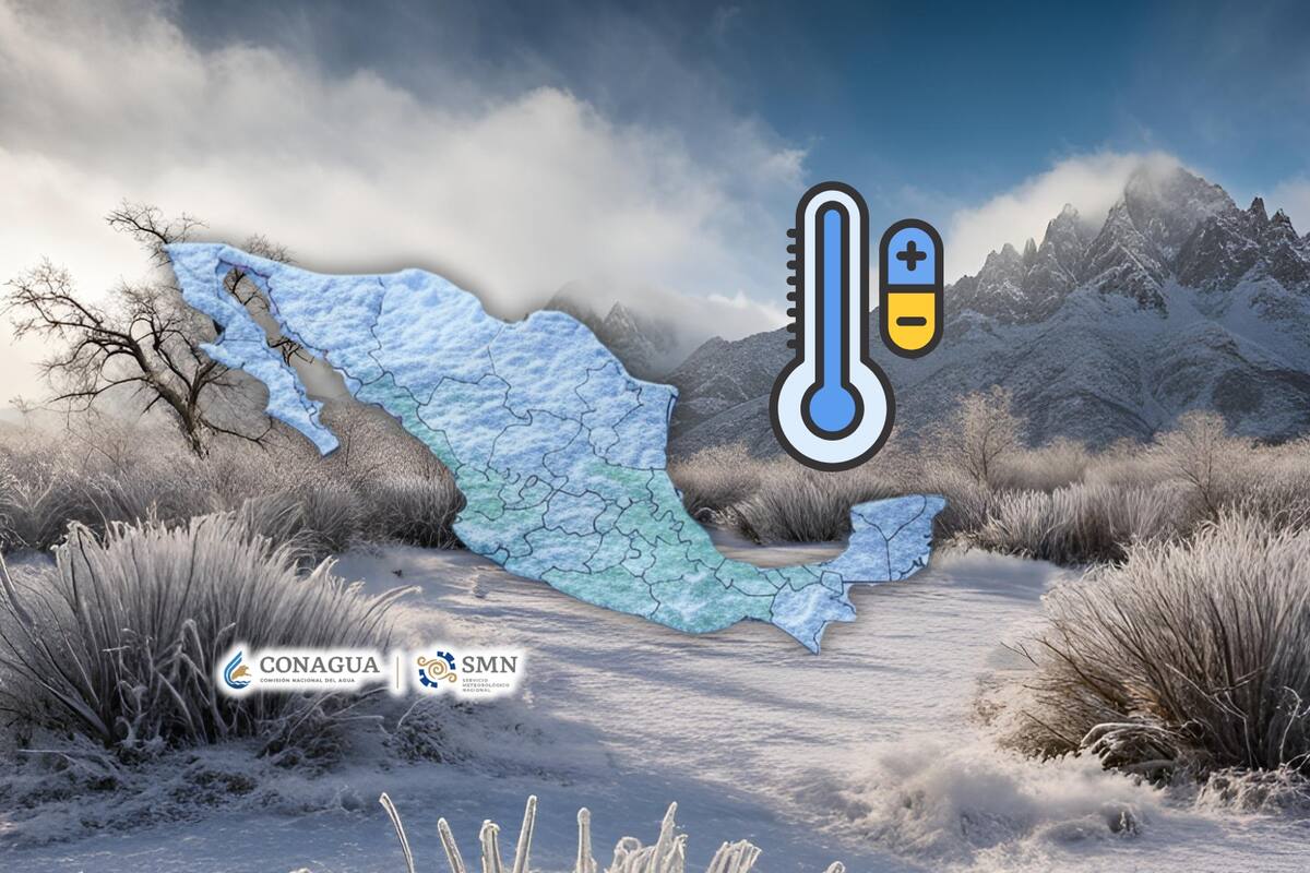 México se prepara para la temporada de frentes fríos 2025-2026 ¿En qué estados bajará más la temperatura?