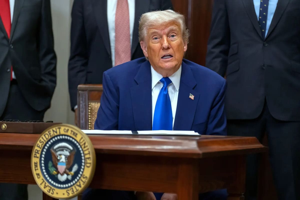 El presidente Donald Trump en una fotografía de archivo. | Crédito: AP/Mark Schiefelbein