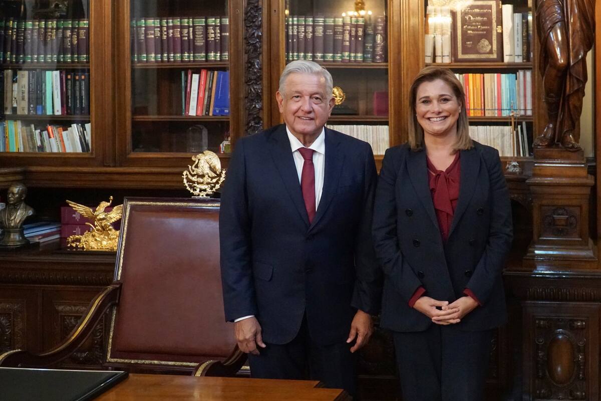 AMLO se reúne con 'Maru' Campos, gobernadora electa de Chihuahua