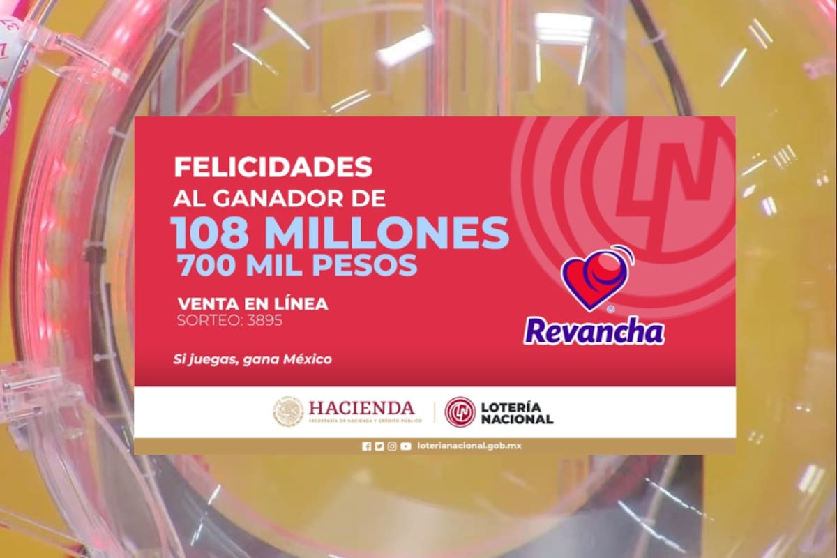 ¡Ganador sonorense se lleva $108,966,282.28 en Melate Revancha!