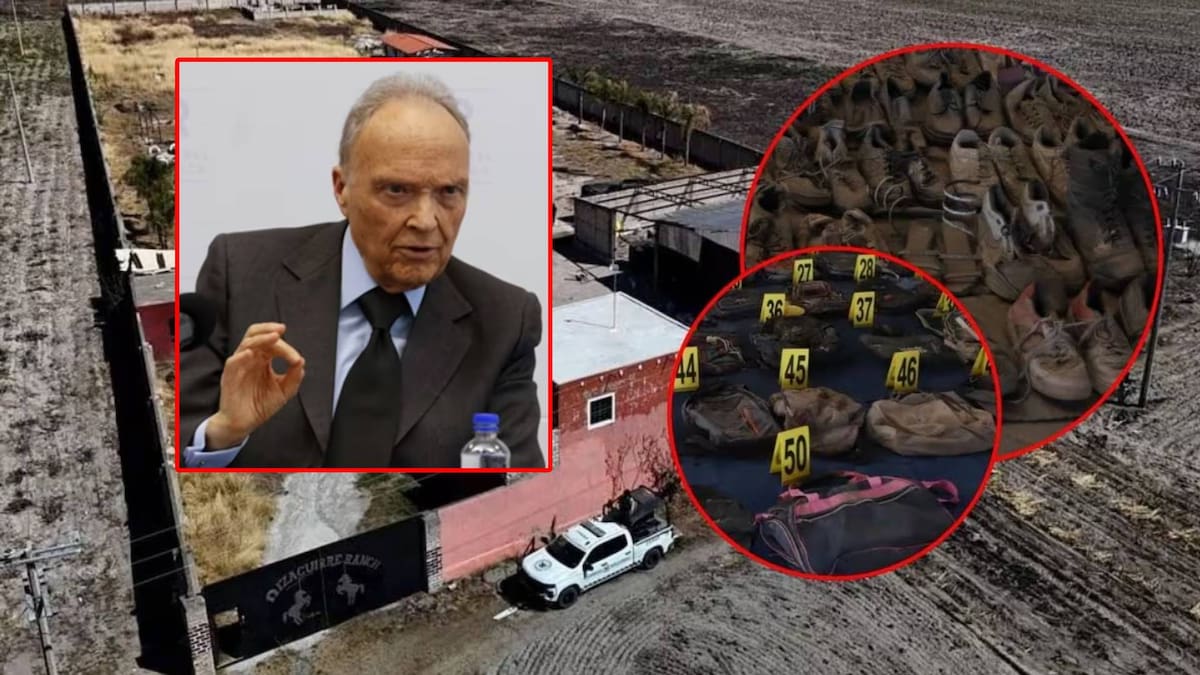 El fiscal General, Alejandro Gertz Manero, presentó el primer informe sobre el Rancho Izaguirre en Teuchitlán, Jalisco. | Especial GH