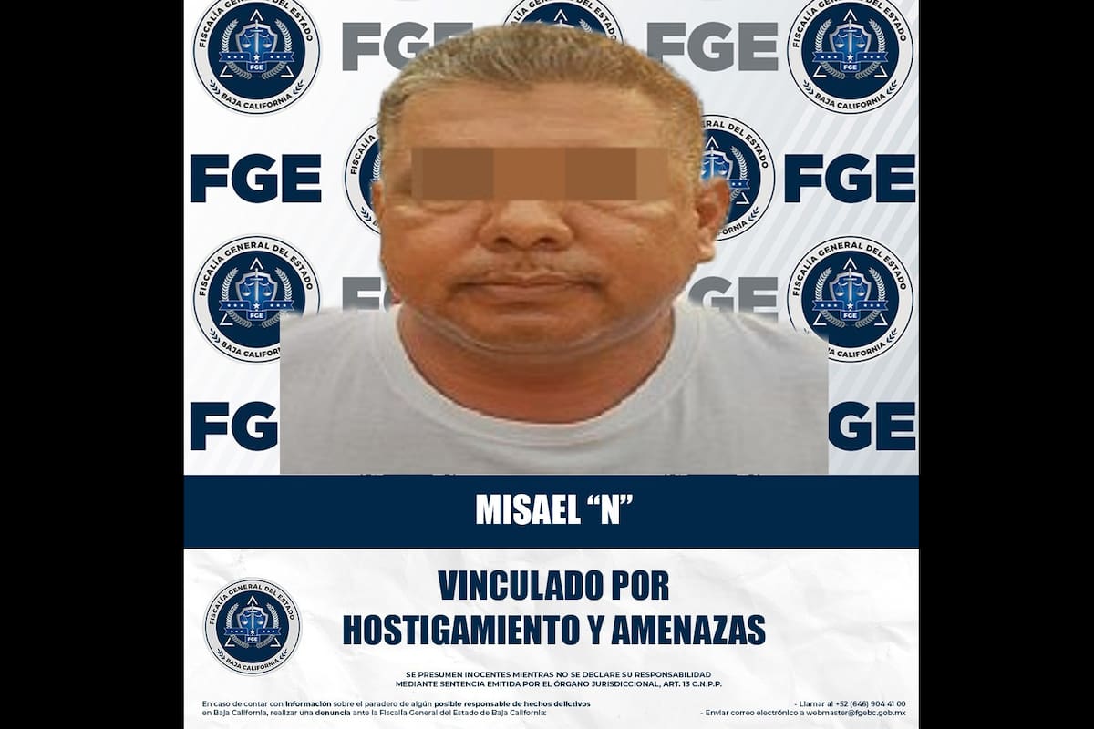 Envían a prisión a acusado de hostigar y amenazar de muerte a su vecina en el Valle de Mexicali