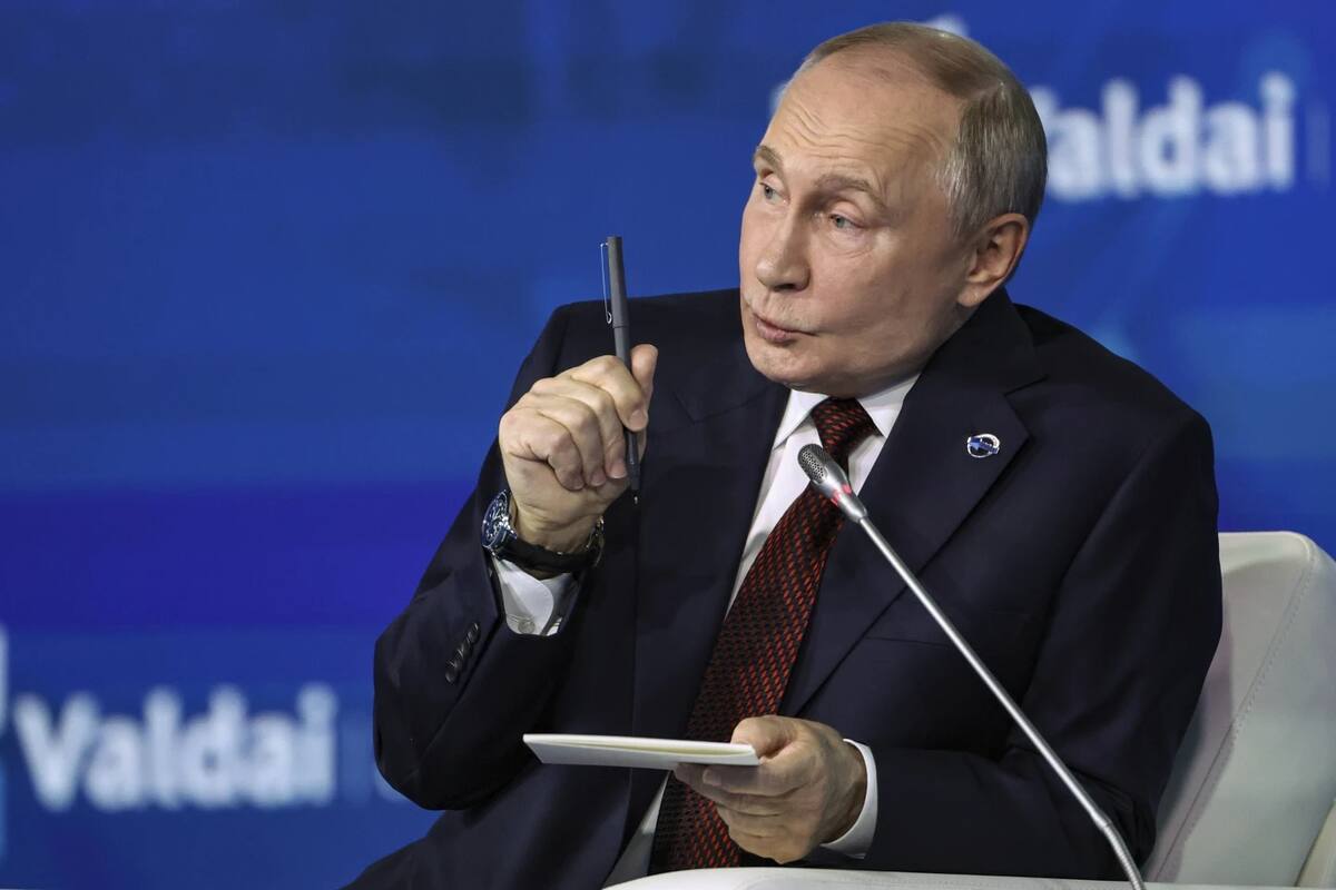 El presidente Vladimir Putin en una fotografía de noviembre del 2024. | Crédito: AP