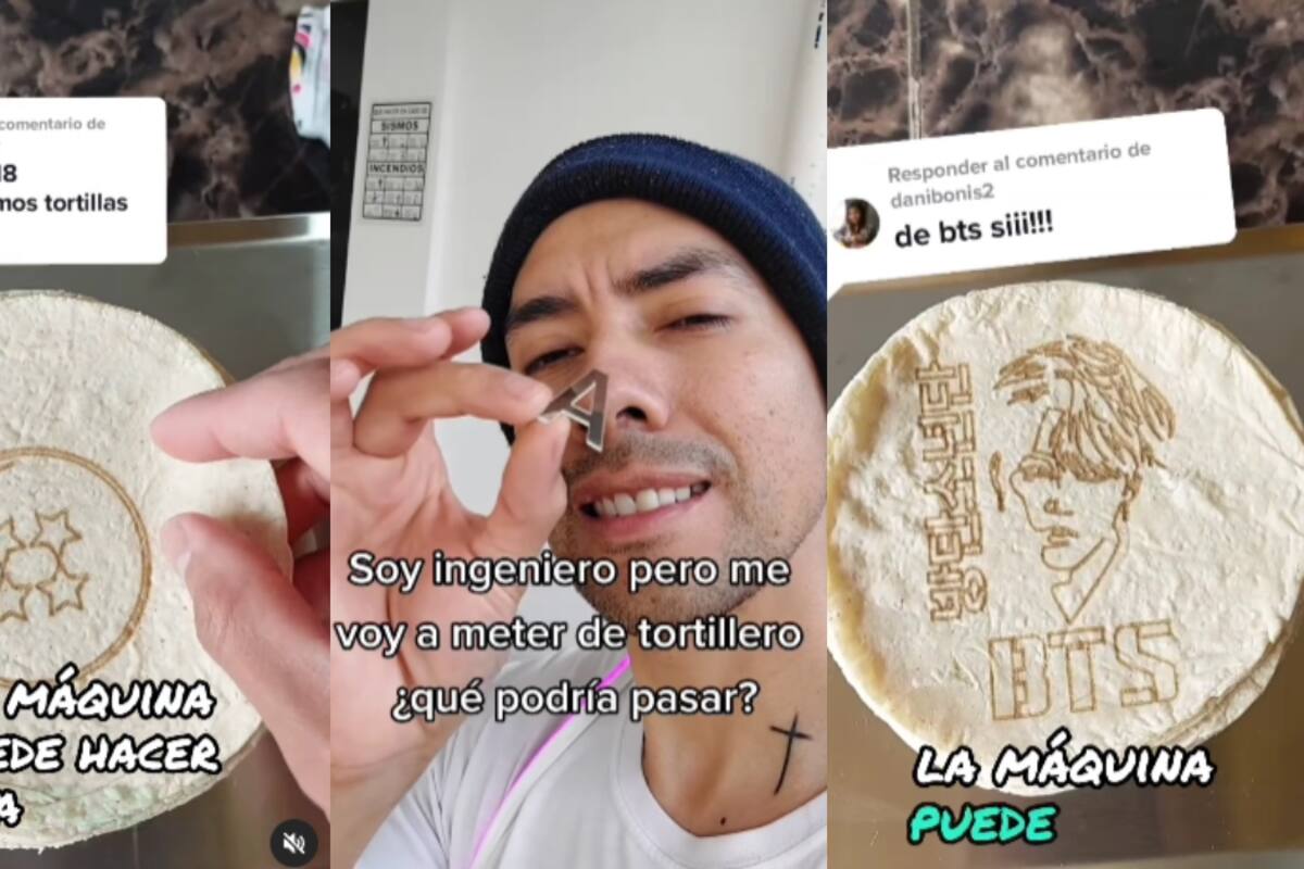 Tortillas con rostro de BTS, Spiderman y Gokú: el arte viral de un hombre que cocina con estilo pop