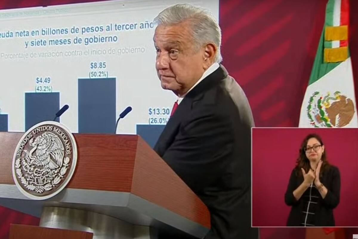 Deuda pública creció 26% en gobierno de AMLO: culpa a la pandemia y al Fobaproa