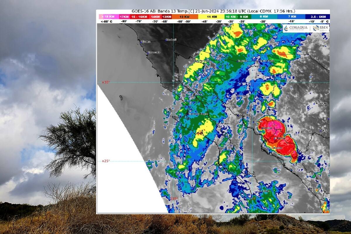 Alerta Protección Civil por lluvias para más municipios de Sonora