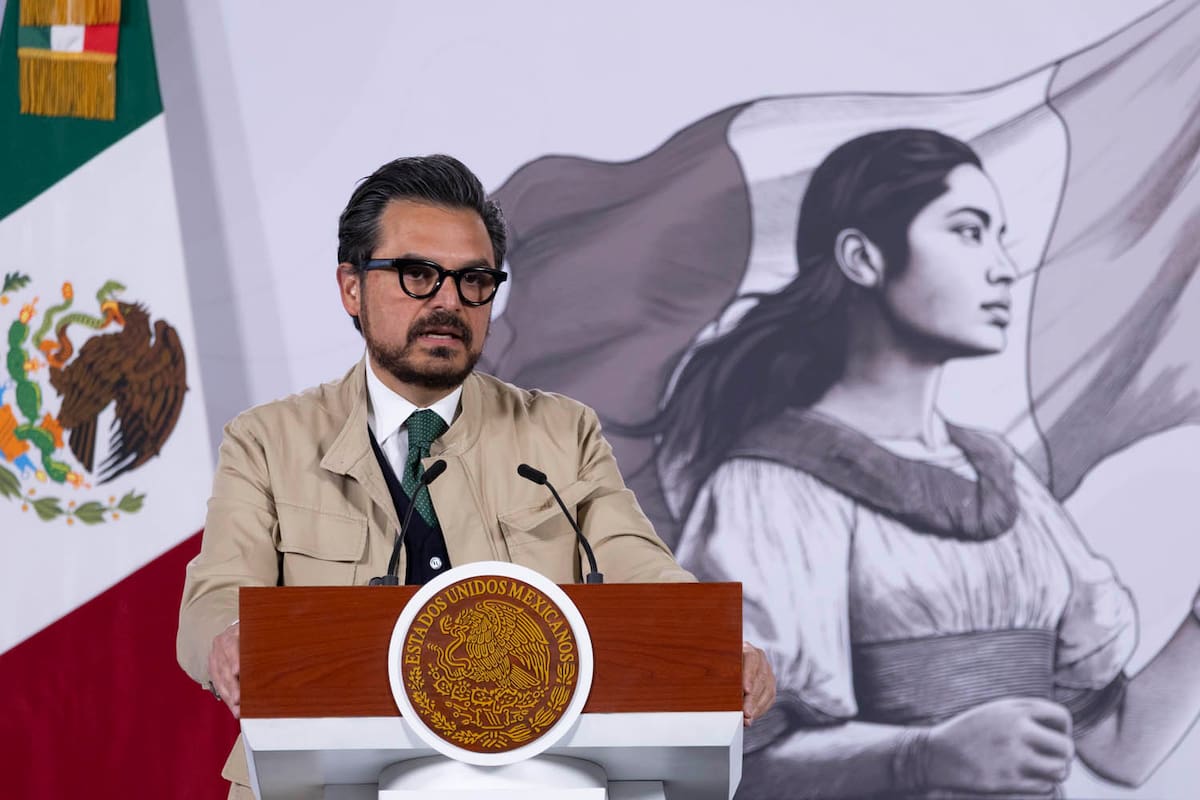 Cuauhtémoc, Ciudad de México. 13 de enero 2026. Conferencia de prensa matutina en el salón de la Tesorería de Palacio Nacional. Enlace con Zoé Alejandro Robledo Aburto, director general del Instituto Mexicano del Seguro Social. | Foto: Juan Carlos Buenrostro/Presidencia