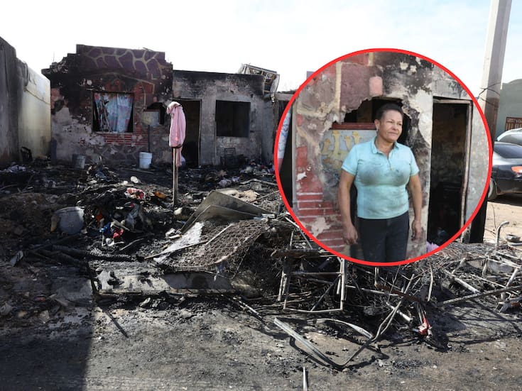 Entre gritos de auxilio y apoyo de vecinos, una pareja escapó por el techo del incendio de su casa en Hermosillo y relata cómo lo vivió