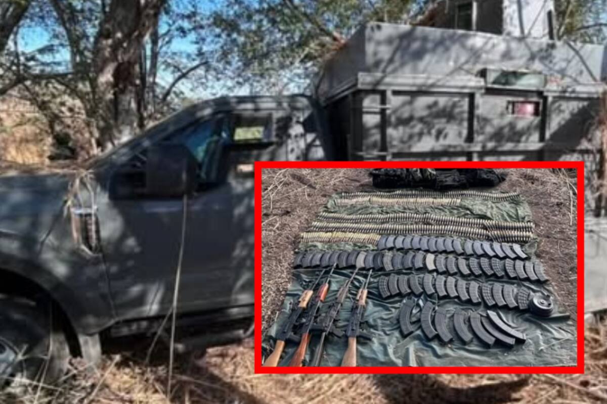 Aseguran armas, cartuchos y vehículo blindado en operativo en Mazatlán