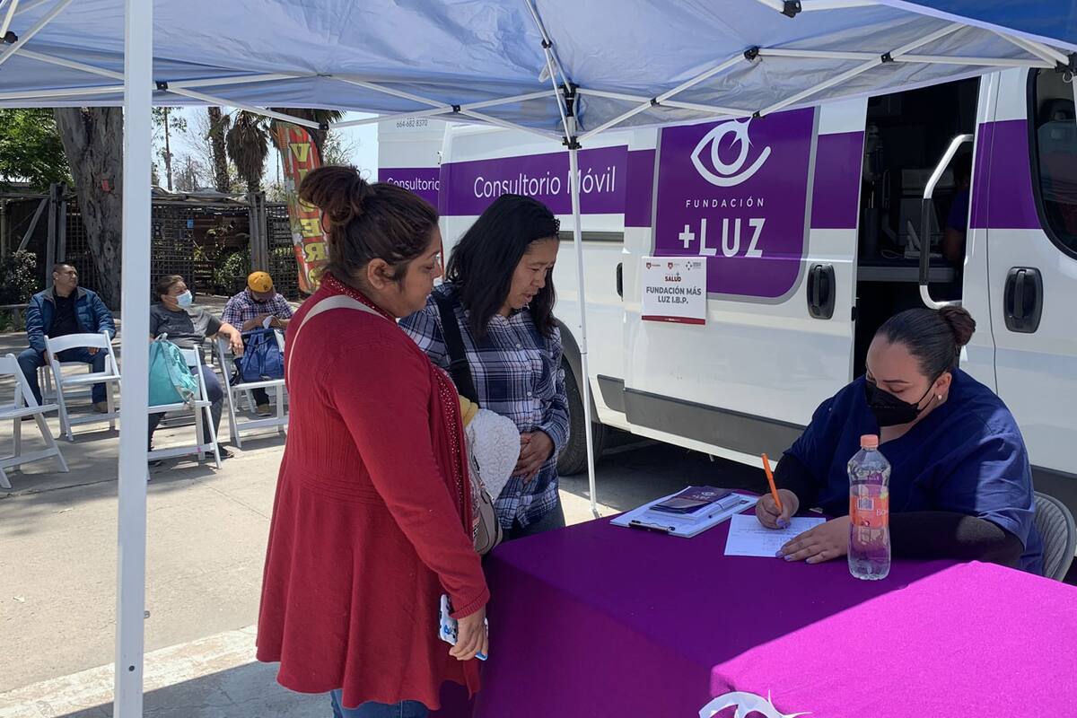 Fundación Más Luz instala módulo de salud en Palacio Municipal de Tijuana