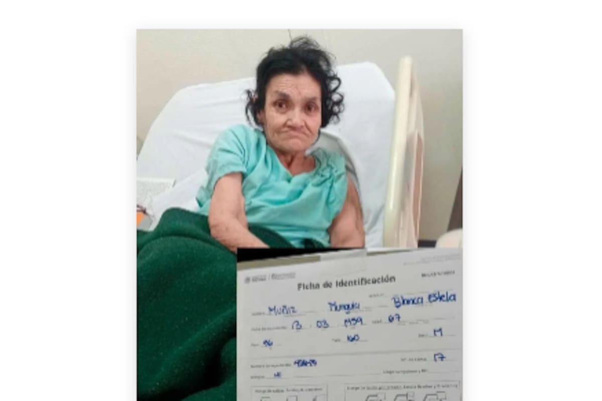Adulta mayor dada de alta es abandonada en hospital de SLRC; tiene 7 días sola