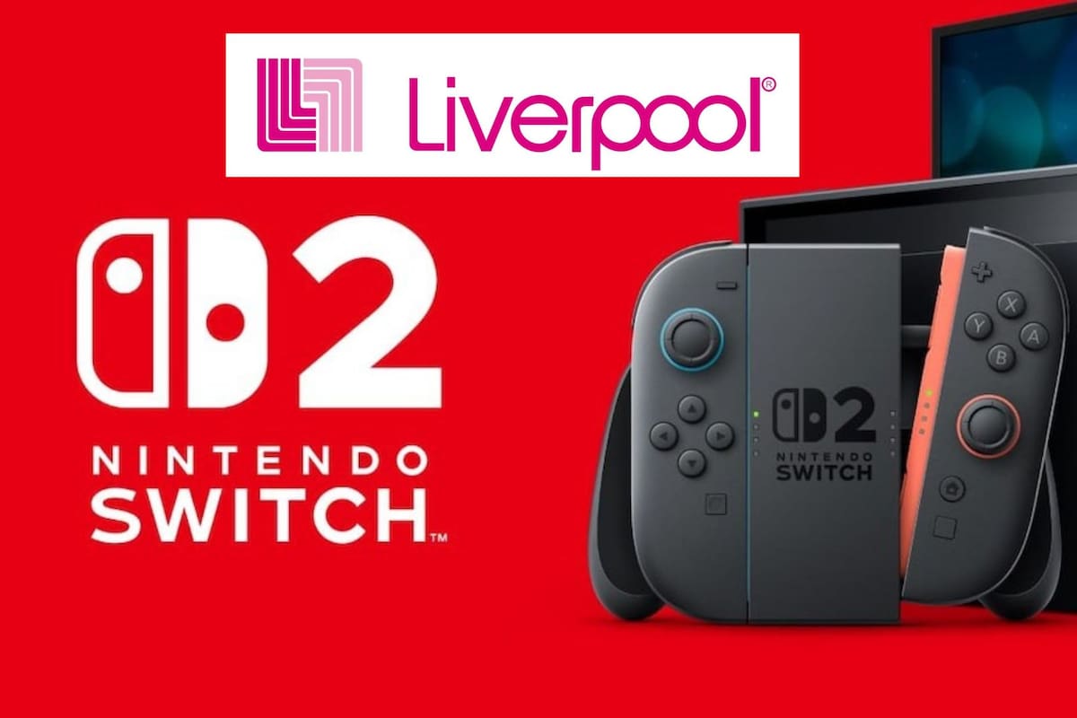 Casi 50 mil pesos es lo que pagarías por el Nintendo Switch 2 en Liverpool a 48 meses