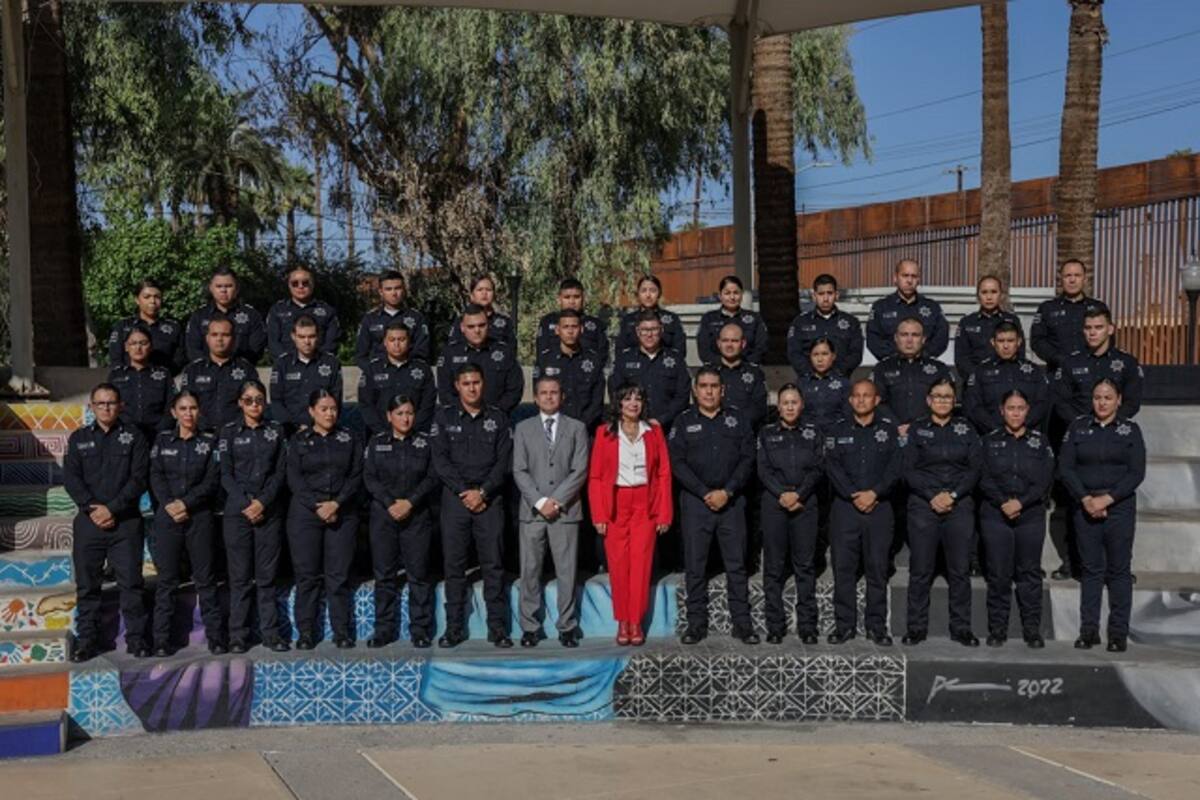 Se incorporan 36 nuevos policías en Mexicali