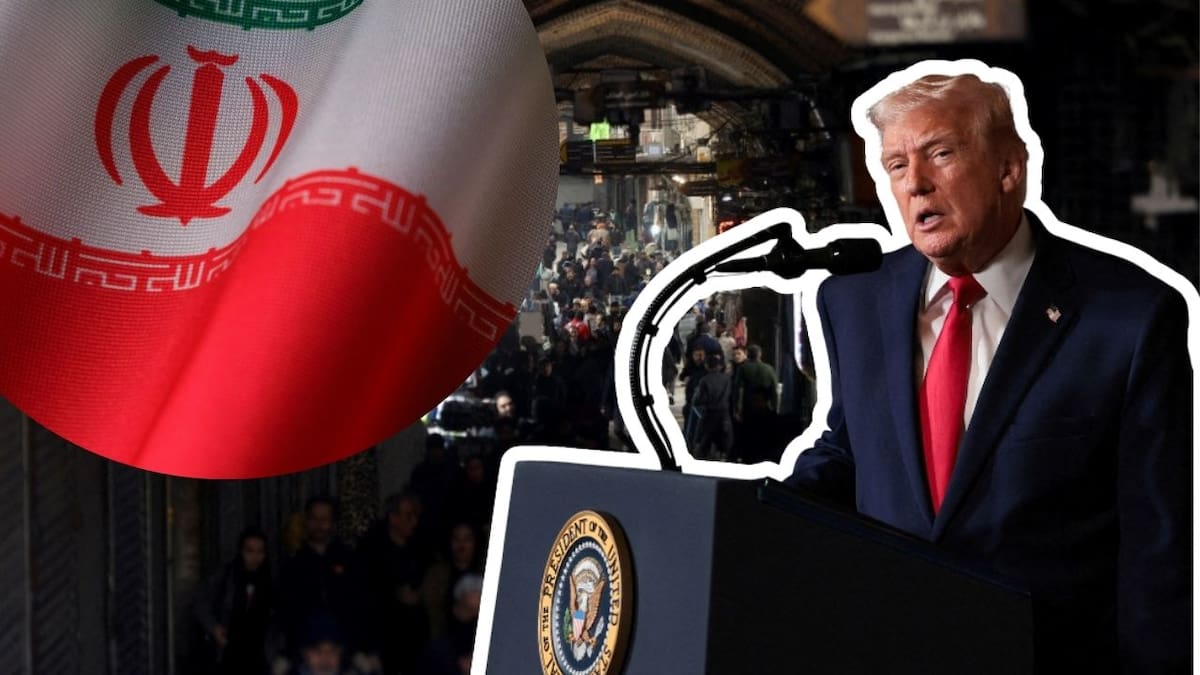 Tras la muerte de 7 manifestantes, Trump amenaza con intervenir en Irán por protestas y autoridades iraníes advierten sobre una “línea roja” de seguridad nacional