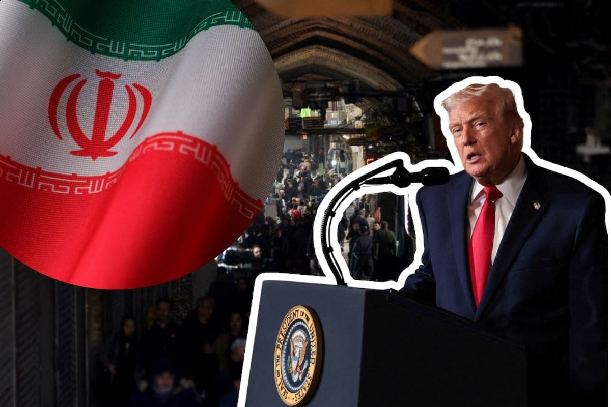 Tras la muerte de 7 manifestantes, Trump amenaza con intervenir en Irán por protestas y autoridades iraníes advierten sobre una “línea roja” de seguridad nacional