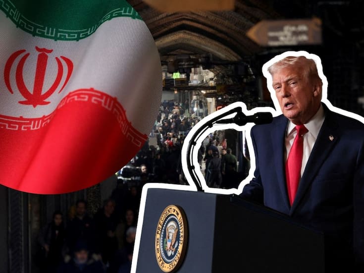 Tras la muerte de 7 manifestantes, Trump amenaza con intervenir en Irán por protestas y autoridades iraníes advierten sobre una “línea roja” de seguridad nacional