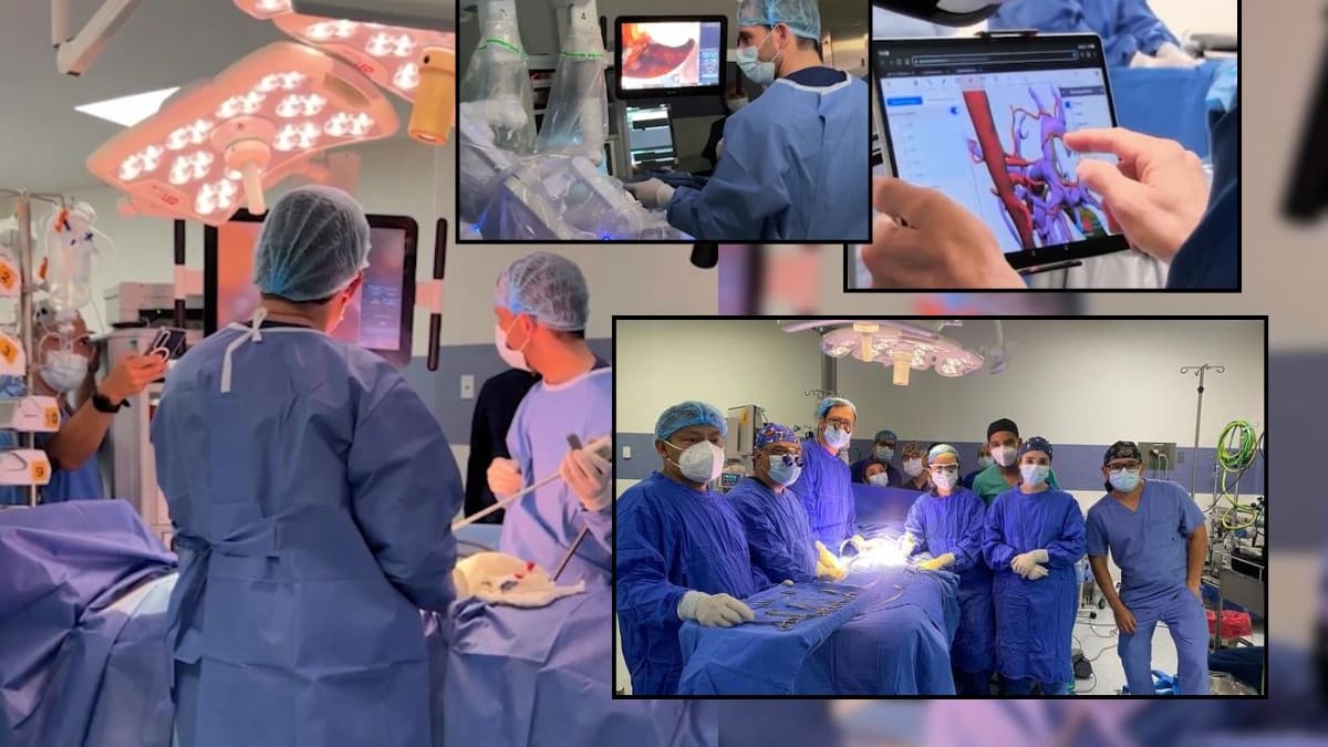 México realiza su primer trasplante hepático pediátrico con cirugía robótica en el Centro Médico Naval; la paciente y el donador ya fueron dados de alta