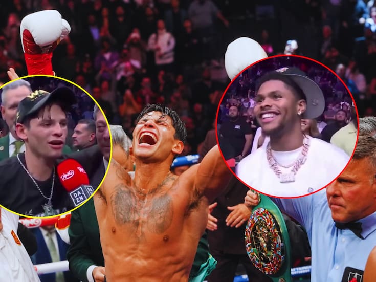 Ryan García reta a Shakur Stevenson tras ganarle el título mundial de Peso Welter a Mario Barrios