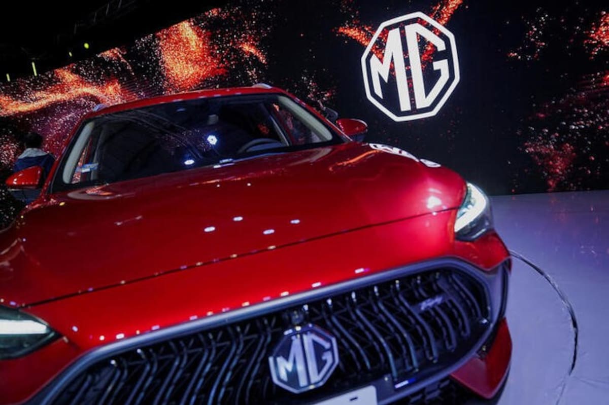 El SUV HS de MG Motor se muestra durante un evento de lanzamiento en la Ciudad de México, México, el 20 de abril de 2023. REUTERS/Toya Sarno Jordan