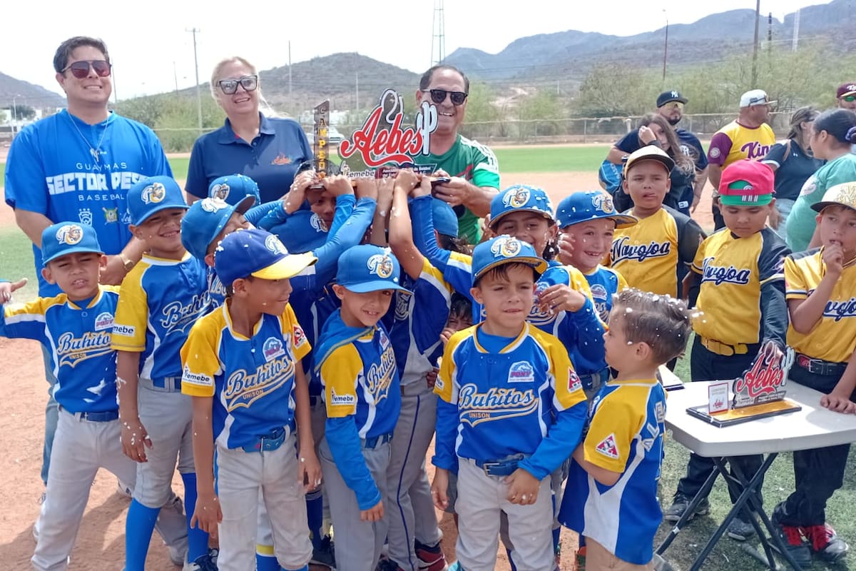 Se coronan Buhitos en Estatal de Beisbol de 7-8 Años
