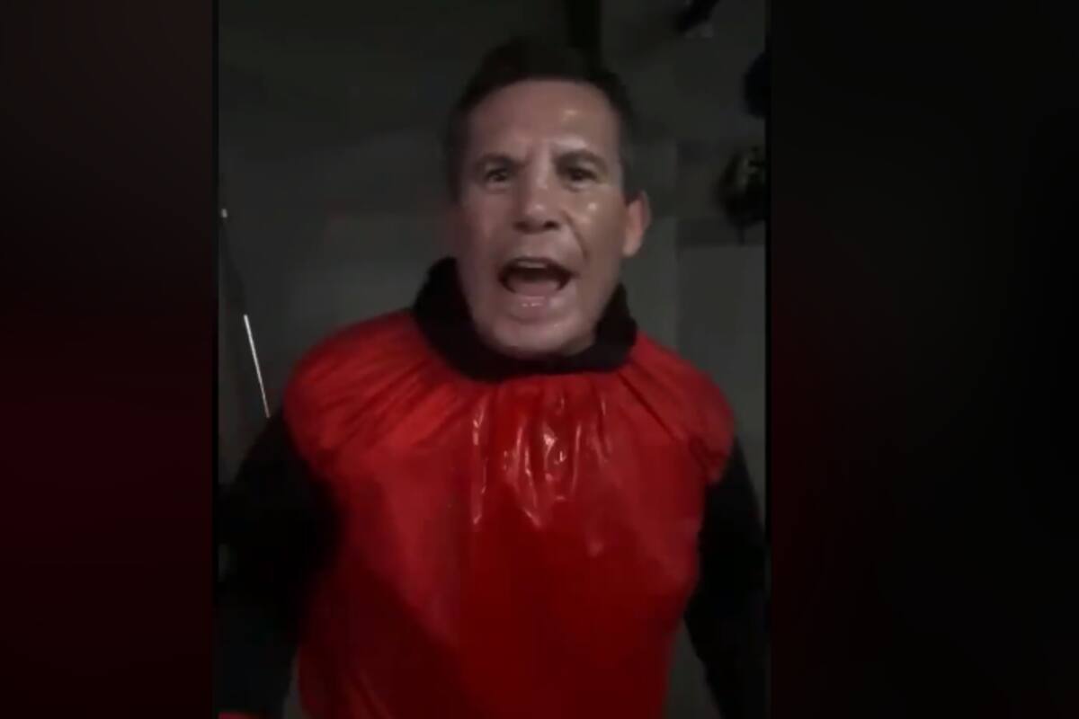 "Ya ponte a entrenar wey o si no te voy a pegar una chin...": Chávez a "Travieso"
