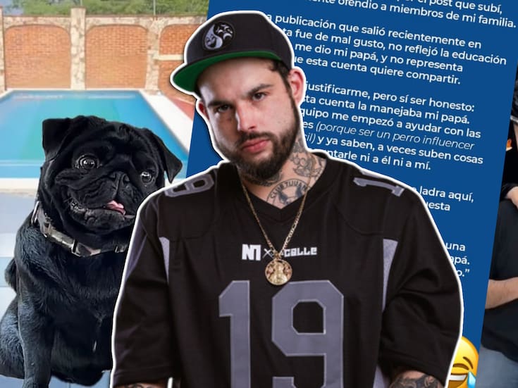 “Ahora si verdad p*nche perro”: Emiliano responde a las disculpas del pug de la familia Aguilar tras burlarse de él en una publicación