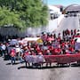 Bloqueo de garita Dennis DeConcini provoca kilométricas filas en Nogales