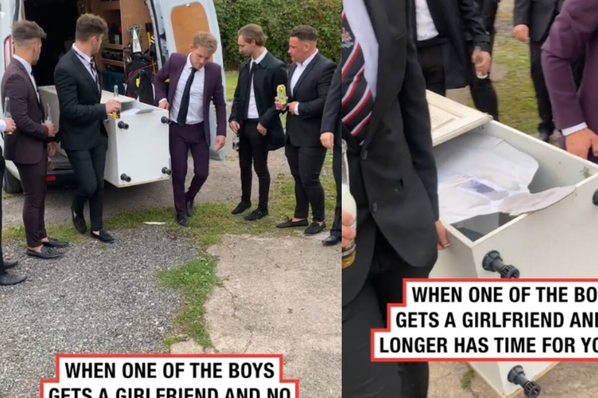 Amigos organizan funeral simbólico para su compañero que “murió” tras conseguir novia: Un acto divertido que se vuelve viral