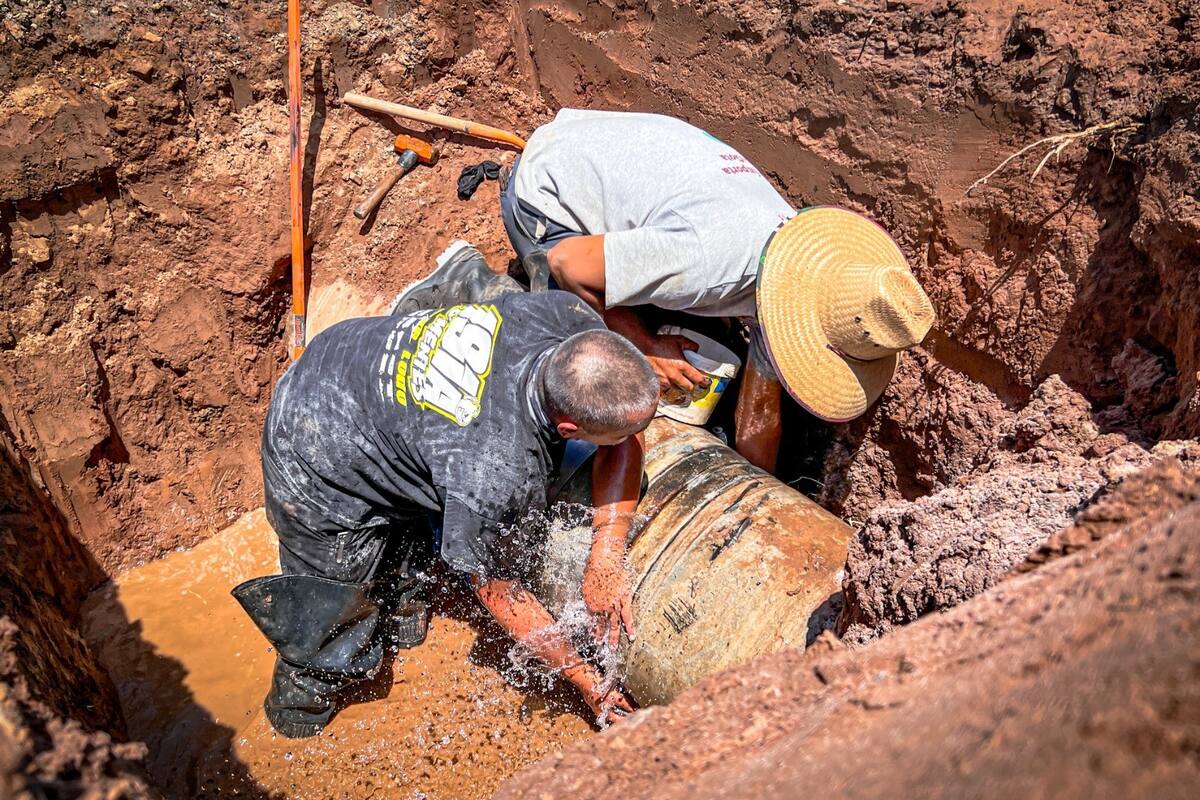 Anuncia Cespe trabajos de reposición de pieza en línea de conducción que da salida a los tanques Morelos