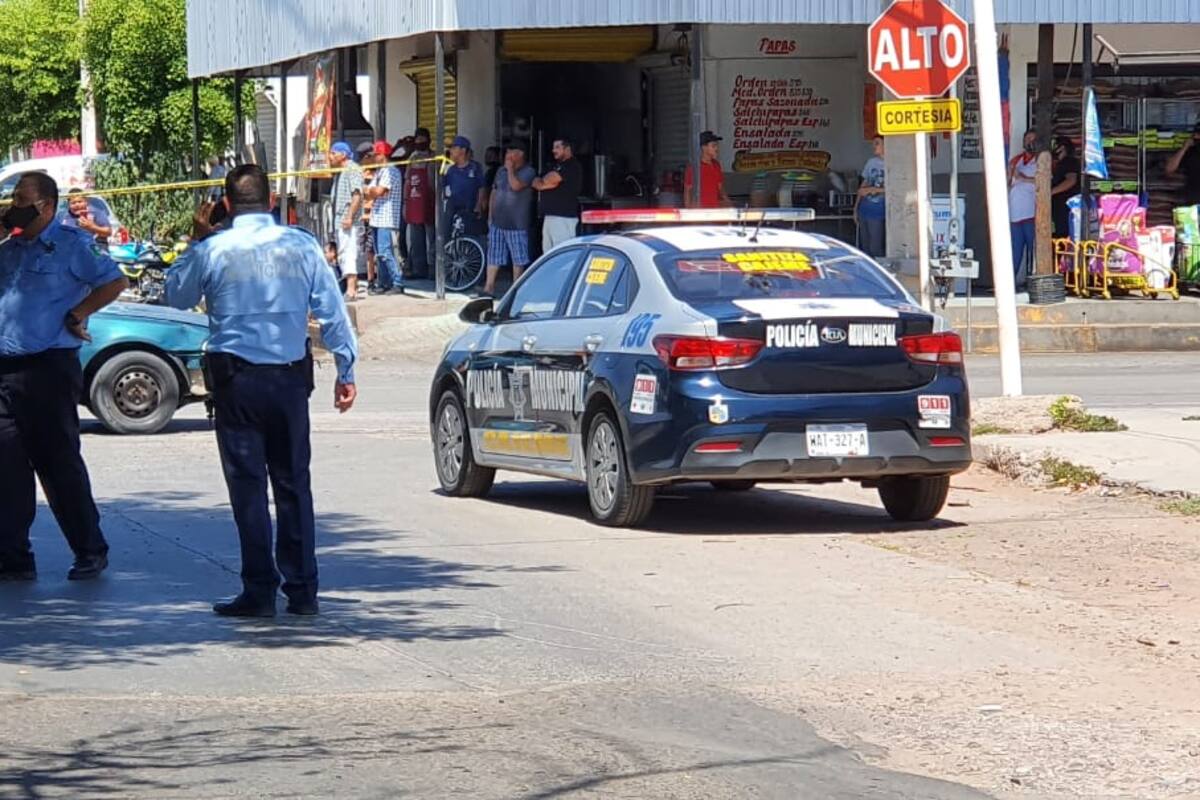 Lesionan a policía en Cajeme con arma de fuego