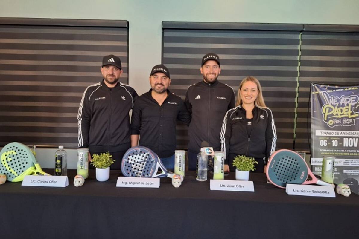 Presentan “We Are Padel Open”