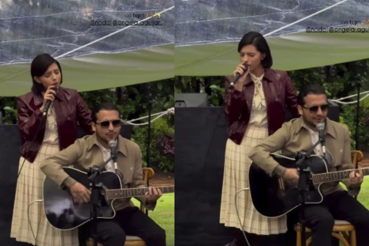 Ángela Aguilar y Christian Nodal sellan su amor al cantar “Eso y Más” en Fresnillo, luego de su más reciente polémica