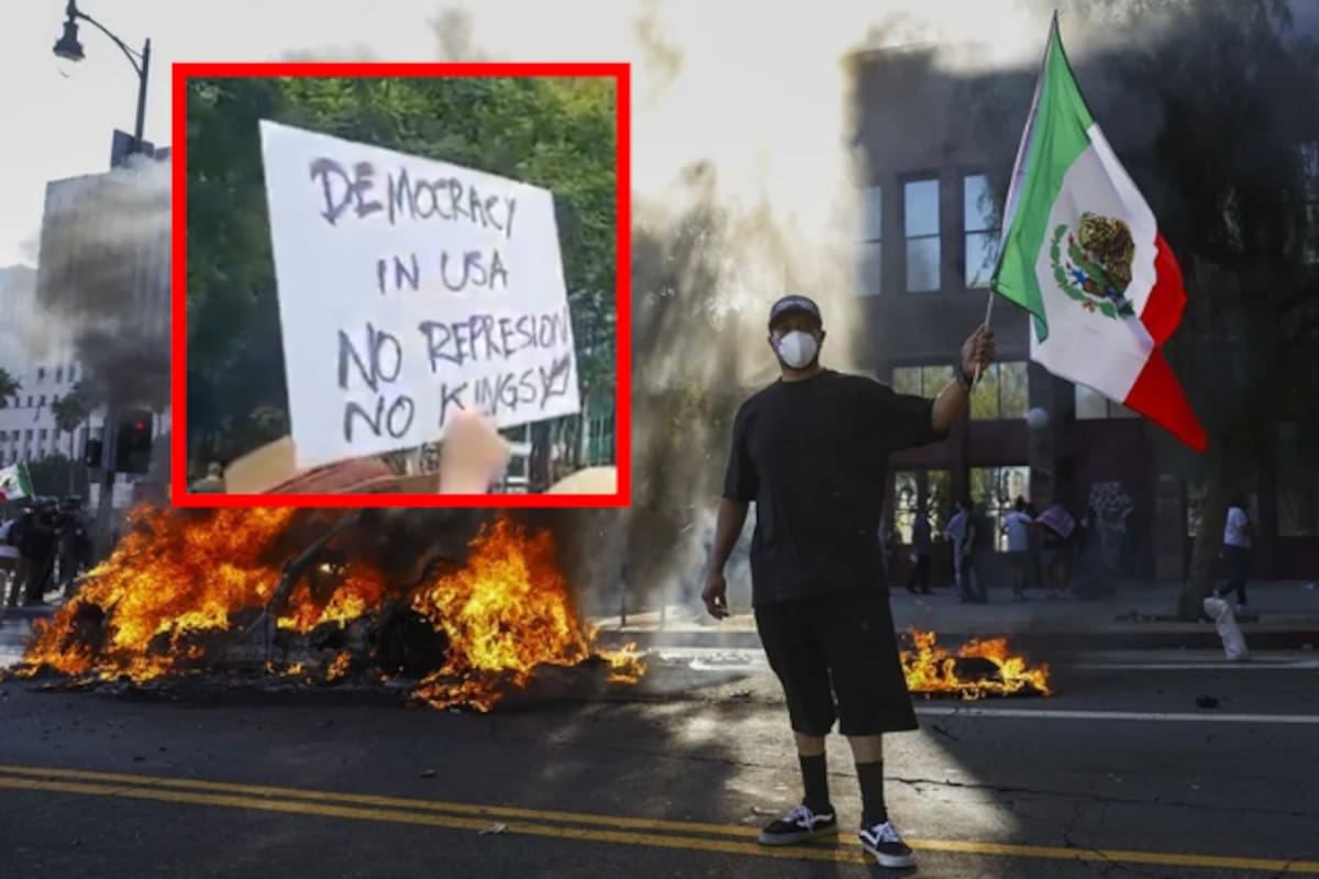 “Fuera Trump”: Protestan frente a embajada de Estados Unidos en CDMX por redadas migratorias