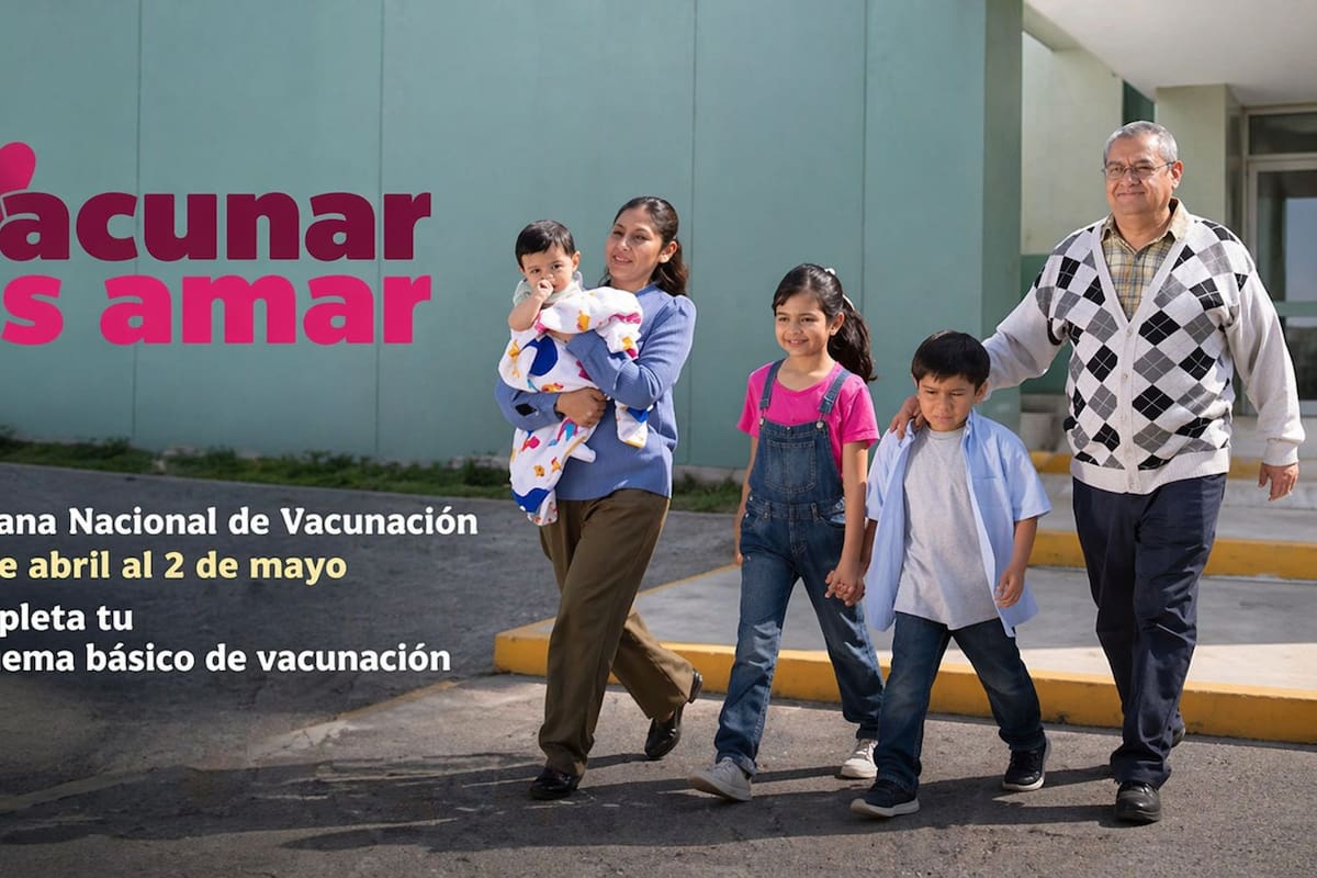 La Semana Nacional de Vacunación 2026 inicia este 25 de abril en México: la Secretaría de Salud aplicará dosis gratuitas contra sarampión, VPH y COVID-19 para recuperar esquemas incompletos en niños y adultos