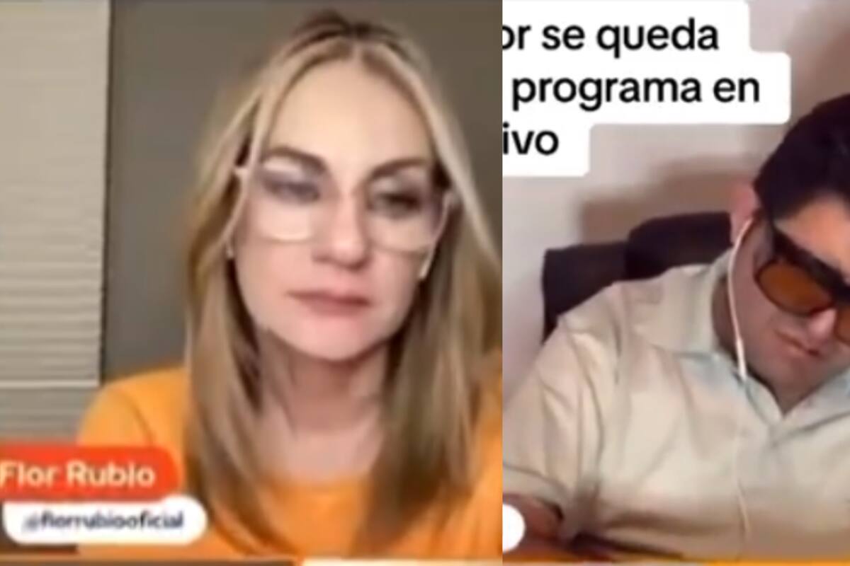 El periodista Joel O’Farrili se queda dormido en el programa de Flor Rubio: ¿se aburrió?