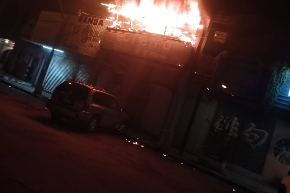 Cuartería y restaurante son afectados por incendio